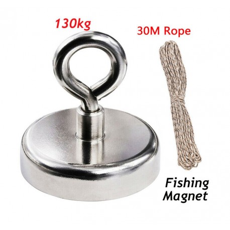 Imán de Neodimio 130 Kgr + cuerda