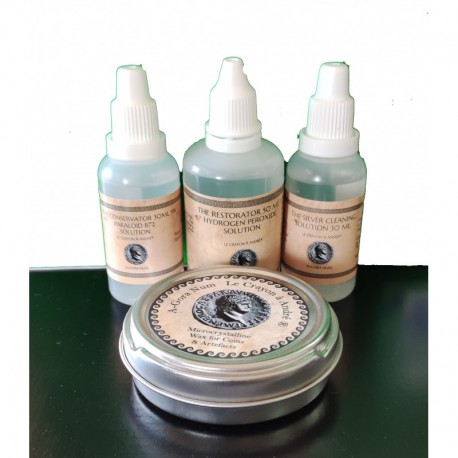 Kit profesional limpieza monedas 4 Unidades