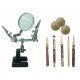 Lupa + kit profesional limpia monedas