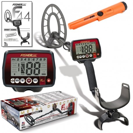 Detector de metales Fisher F44 + Pinpointer gold hunter